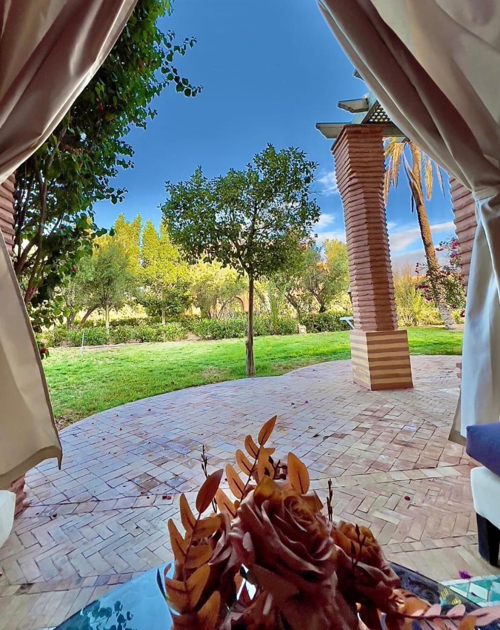 Palmeraie 5 Vue Piscine Et Jardin Vakantiehuis Marrakesh